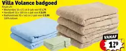 Kruidvat Villa Volance badgoed aanbieding