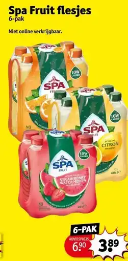 Spa Fruit flesjes