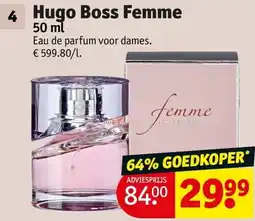 Kruidvat Hugo Boss Femme aanbieding