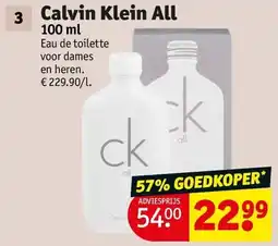 Kruidvat Calvin Klein All aanbieding