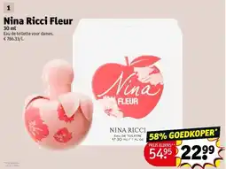 Kruidvat Nina Ricci Fleur aanbieding