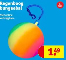 Kruidvat Regenboog bungeebal aanbieding