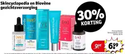 Kruidvat Skincyclopedia en Biovène gezichtsverzorging aanbieding