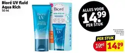 Kruidvat Bioré UV fluid Aqua Rich aanbieding