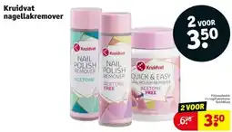 Kruidvat Kruidvat nagellakremover aanbieding