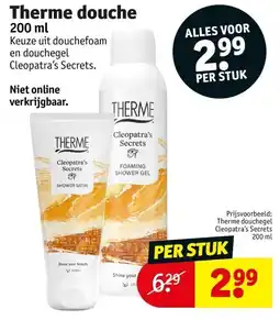 Kruidvat Therme douche aanbieding