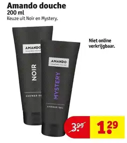Kruidvat Amando douche aanbieding