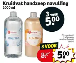 Kruidvat Kruidvat handzeep navulling aanbieding