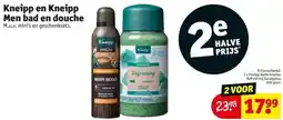 Kruidvat Kneipp en Kneipp Men bad en douche aanbieding