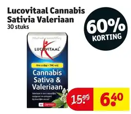Kruidvat Lucovitaal Cannabis Sativia Valeriaan aanbieding