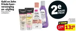 Kruidvat Guhl en John Frieda haarverzorging en -styling aanbieding