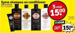 Kruidvat Syoss shampoo en conditioner aanbieding