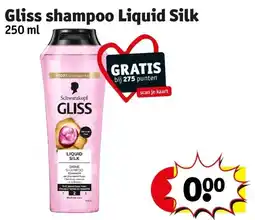 Kruidvat Gliss shampoo Liquid Silk aanbieding