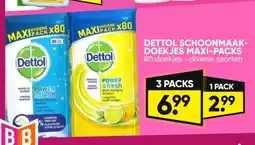 DETTOL SCHOONMAAK- DOEKJES MAXI-PACKS