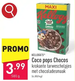 ALDI KELLOGG'S Coco pops Chocos 580g aanbieding