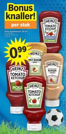 Heinz snacksauzen 220 ml