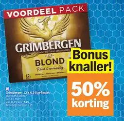 Albert Heijn Grimbergen 12 x 0.3 literflesjes aanbieding