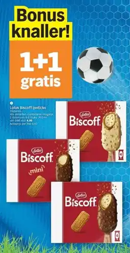 Albert Heijn Lotus Biscoff ijssticks aanbieding