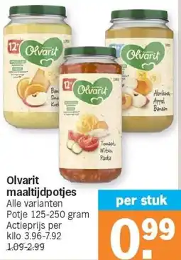 Olvarit maaltijdpotjes