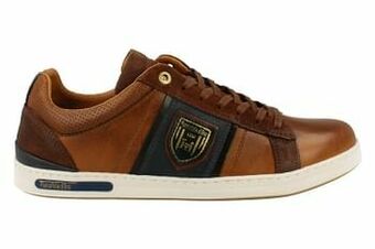 Berca Shoes Pantofola D’oro Sneaker Laag Heren Toreretta Volledig Leder - Cognac aanbieding