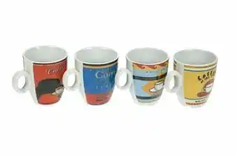 Makro Cosy & Trendy Beker Brasil 9 x 7 x 8,5 cm 4 stuks aanbieding