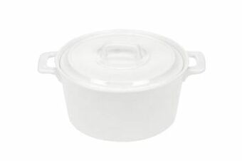 Makro Cosy & Trendy Potje met deksel Clio 43 cl wit aanbieding