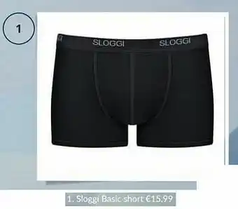 MyComfort24 Sloggi basic short aanbieding