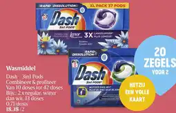 Delhaize Dash 3in1 Pods Wasmiddel aanbieding