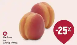 Delhaize Abrikoos aanbieding