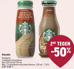 Delhaize Starbucks IJskoffie aanbieding