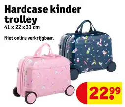 Kruidvat Hardcase Kinder Trolley 41 x 22 x 33cm aanbieding