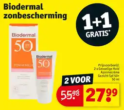 Kruidvat Biodermal Zonbescherming aanbieding