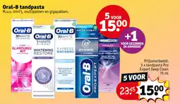 Kruidvat Oral-B Tandpasta aanbieding