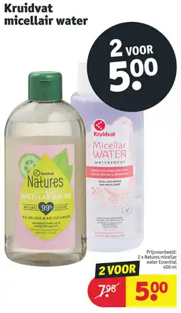 Kruidvat Micellair Water aanbieding