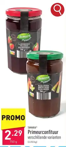 ALDI TAMARA Primeurconfituur aanbieding