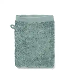 HEMA washand hotelkwaliteit extra zacht groenblauw aanbieding