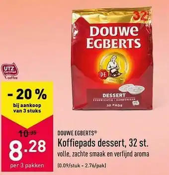 ALDI Koffiepads dessert aanbieding
