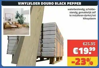 Bouwcenter Frans Vlaeminck Vinylvloer douro black pepper aanbieding