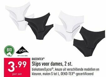 ALDI Slips voor dames aanbieding
