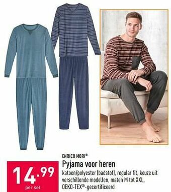 ALDI Pyjama voor heren aanbieding