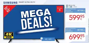 Eldi Samsung smart ultra hd-tv 55"/139 cm UES5TU7090SXXN aanbieding