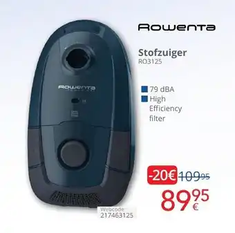Rowenta Stofzuiger RO3125 79dBA