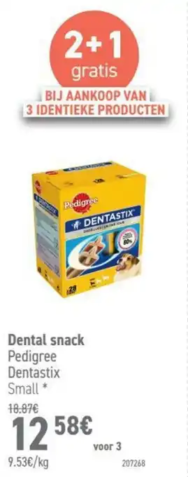 Tom&Co Dental snack Pedigree Dentastix Small aanbieding