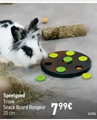 Tom&Co Speelgoed Trixie Snack Board Rongeur 20 cm aanbieding