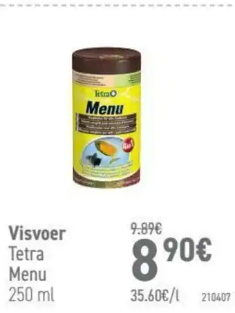 Visvoer Tetra Menu 250ml