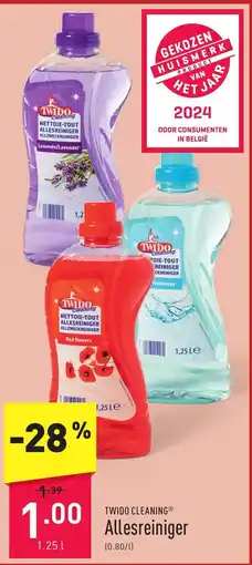 ALDI TWIDO CLEANING Allesreiniger aanbieding