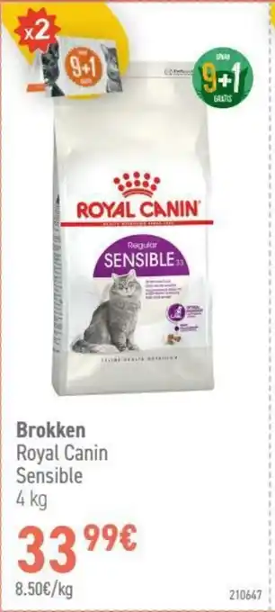 Tom&Co Brokken Royal Canin Sensible 4kg aanbieding
