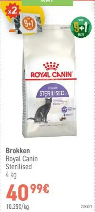 Tom&Co Brokken Royal Canin Sterilised 4kg aanbieding