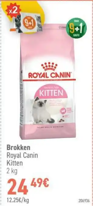 Tom&Co Brokken Royal Canin Kitten 2kg aanbieding
