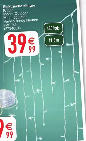 Cora Elektrische slinger 11.8m 480 leds aanbieding